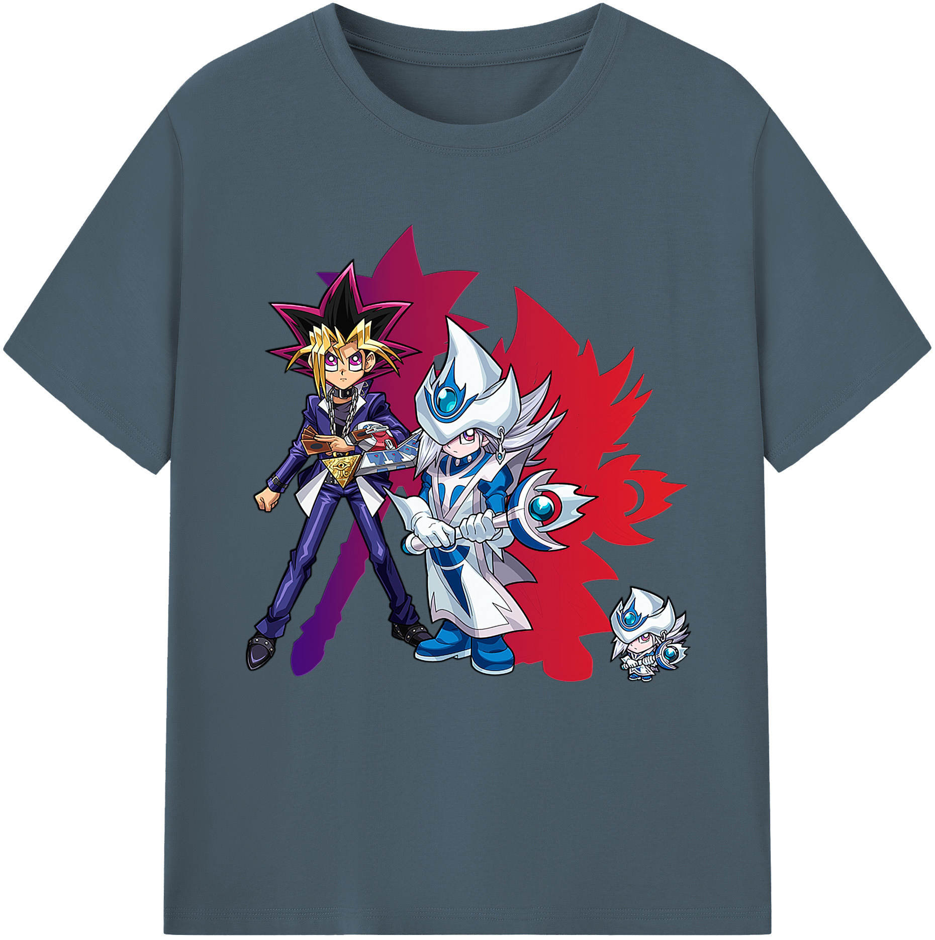 （画像用） 遊☆戯☆王 Yu-Gi-Oh! 綿100％半袖Tシャツ（フロントプリント）